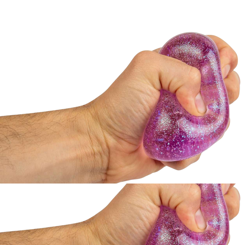 NeeDoh | NICE Cube Glitter & Glow | Super Squeeze!