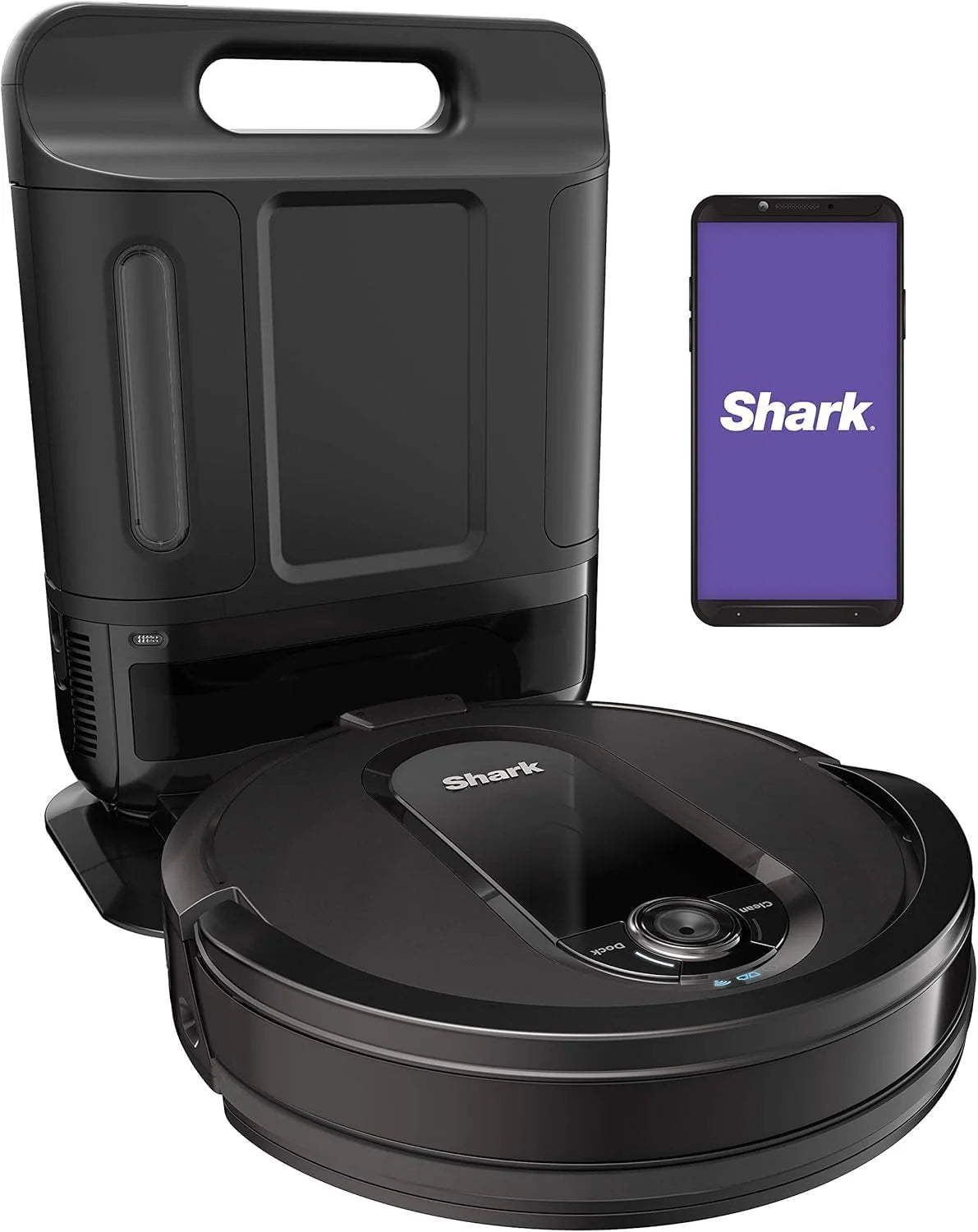 Robot Vacuum & Mop Combo, Powerful Suction, Matrix Plus, 60-Day Debris Capacity, HEPA Bagless Self Empty Base, Sonic Mopping, Home Mapping for Pet Hair - Carpets & Hardfloor, AV2610WA