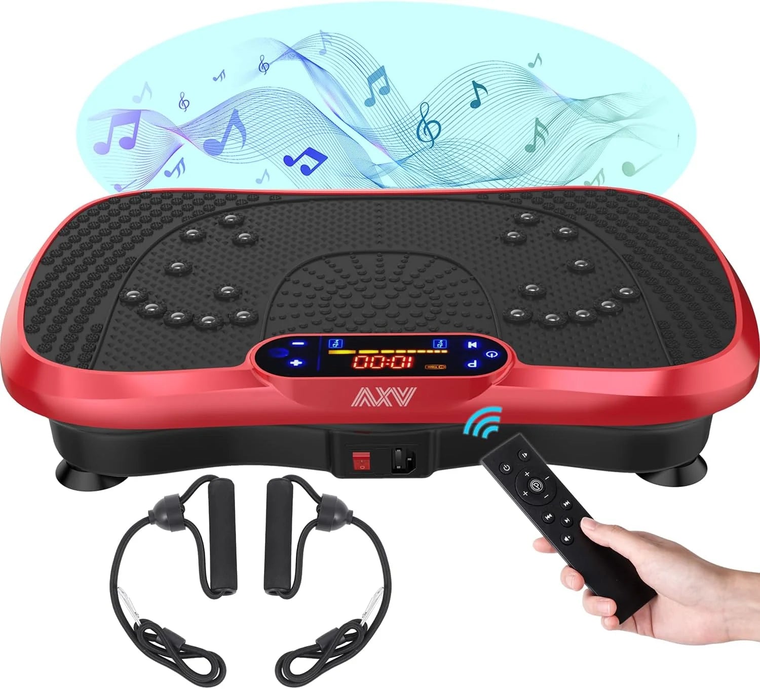 AXV Vibration Plate Fitness Platform Trainer Suitable for men and women to lose weight and burn fat at the gym