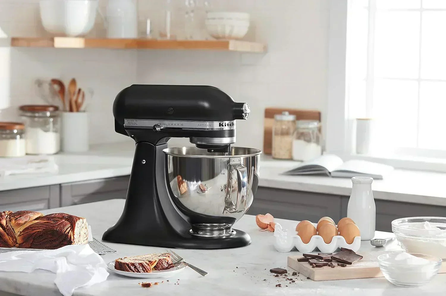 KitchenAid Artisan 5-Quart Tilt-Head Stand Mixer with Pour Flap
